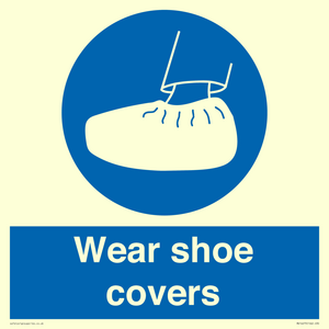 Wear shoe covers